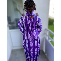 African Print Silk Dress Maliya