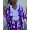 African Print Silk Dress Maliya