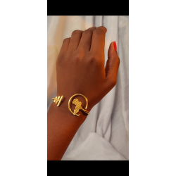 Bracelet Africa in Bronze