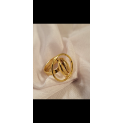 Ring Cowrie Amina in Bronze and Silver