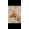 Ring Cowrie Amina in Bronze and Silver