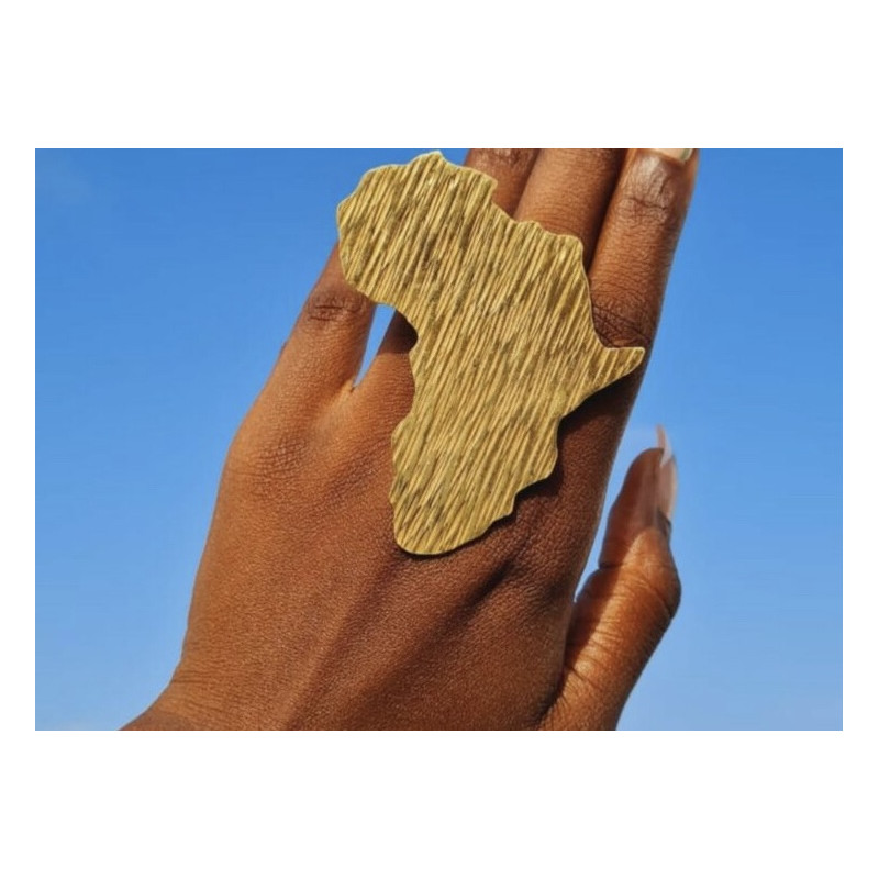Ring Africa in Bronze (adjustable), big size