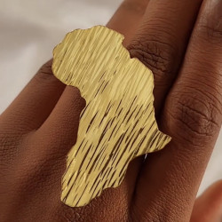 Ring Africa in Bronze (adjustable), big size