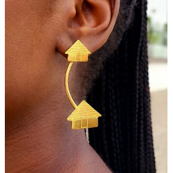 Earring Mbalah in Bronze