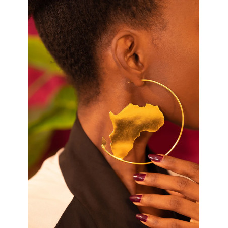 big earring "Noumi" in Bronze