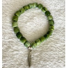 Green bracelet in pearl