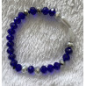 blue/grey brilliant pearl bracelet