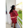Mini Dress in Ntutuere Fabric from Cameroon