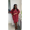 Mini Dress in Ntutuere Fabric from Cameroon