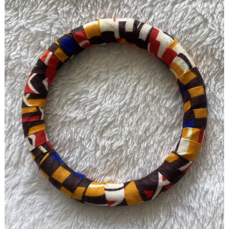 Handmade Wax fabric bracelet