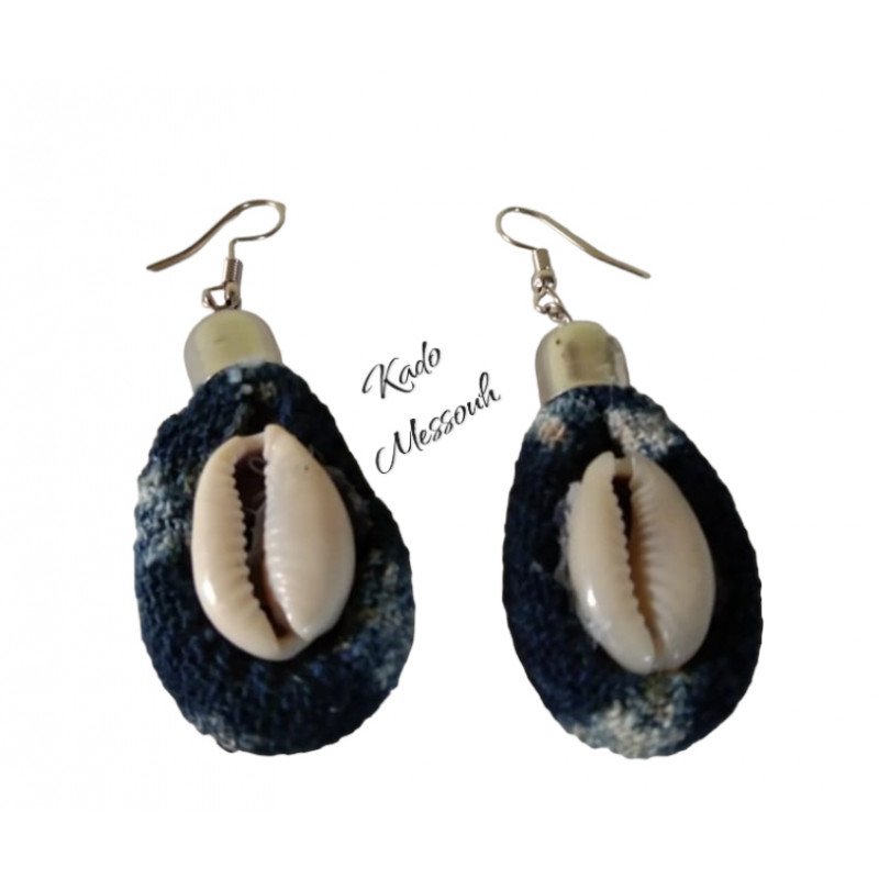 Ndop / Cowries earrings