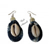 Ndop / Cowries earrings