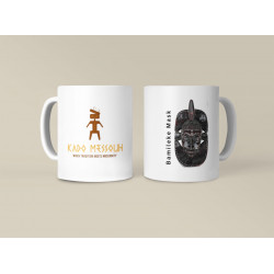 Mug with Bamiléké Mask Print